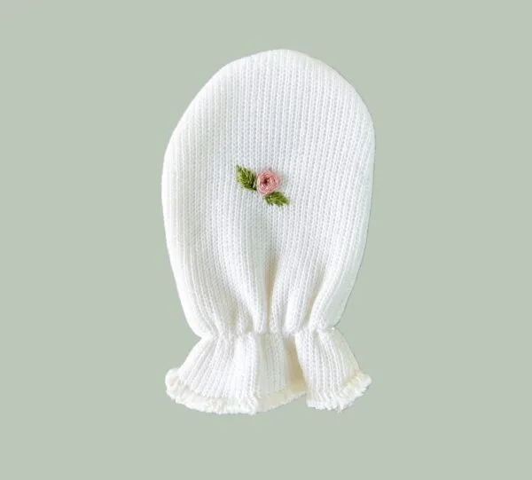 Kit Gorro e Luva Personalizado em Algodão Menina - Imagem 7
