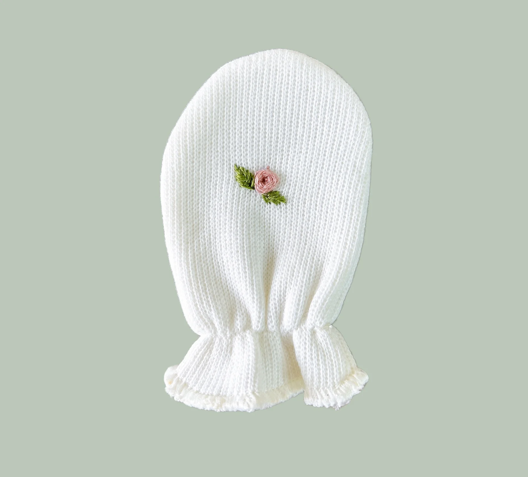 Kit Gorro e Luva Personalizado em Algodão Menina - Imagem 7