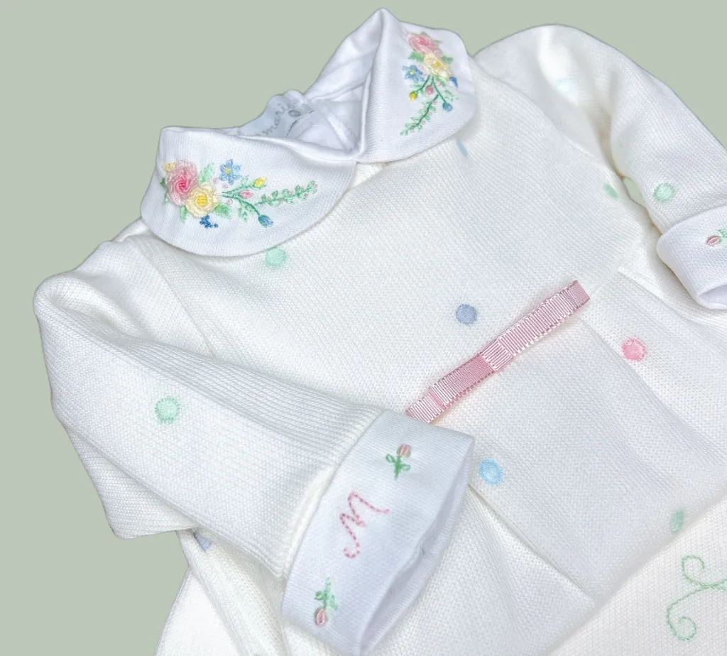 Macacão Martina em Algodão e Body floral - 2 peças - Imagem 5