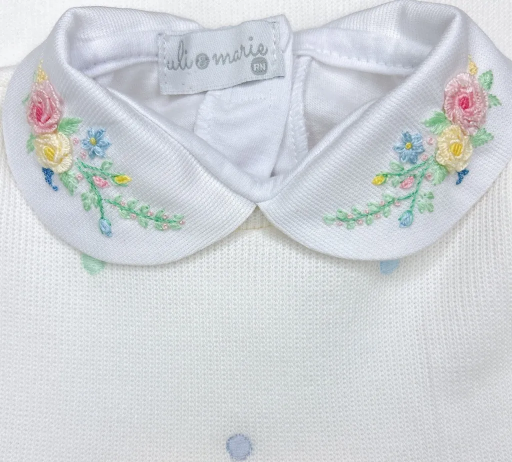 Macacão Martina em Algodão e Body floral - 2 peças - Imagem 6