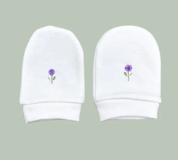 Kit Gorro e Luva Personalizado em Algodão Menina - Imagem 11