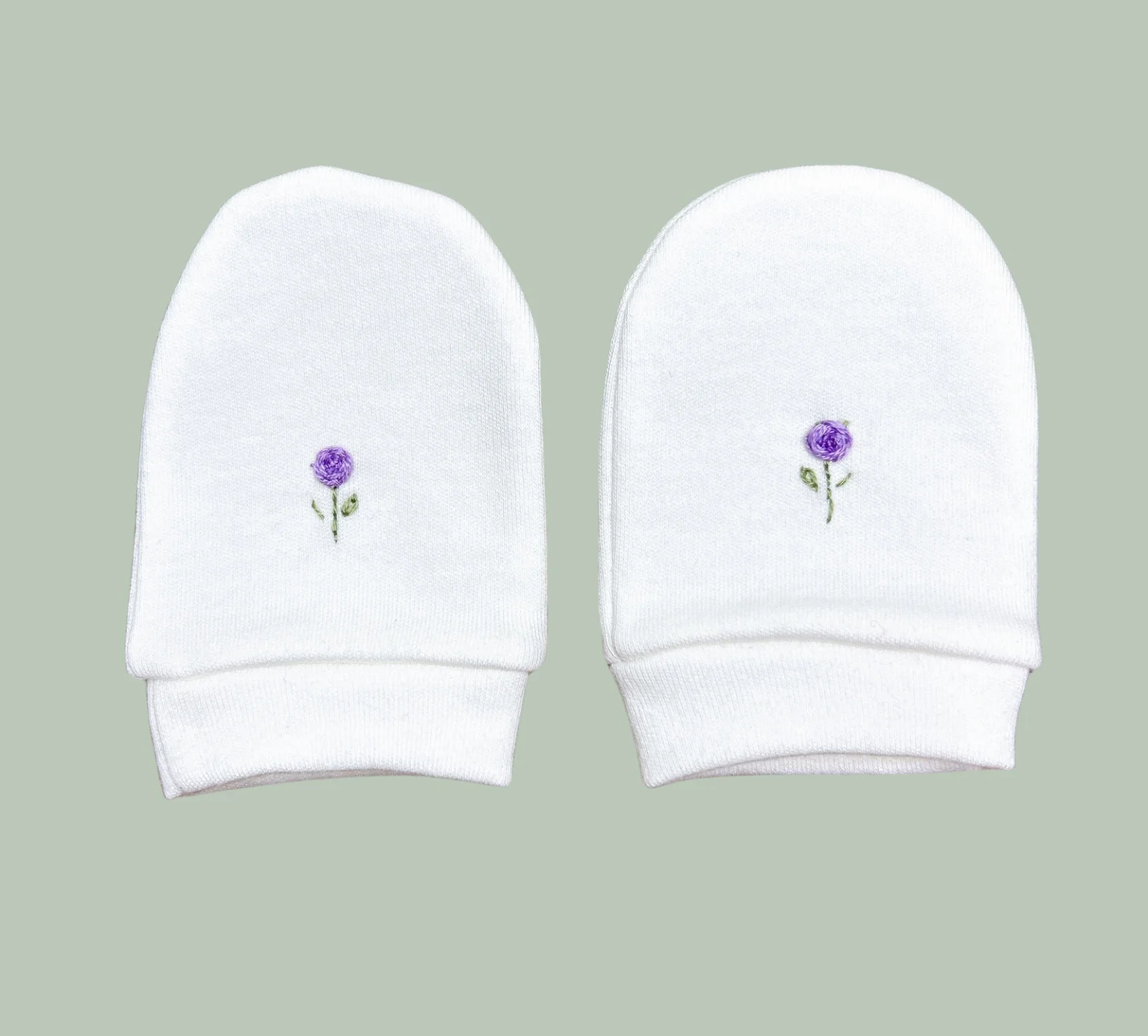 Kit Gorro e Luva Personalizado em Algodão Menina - Imagem 11