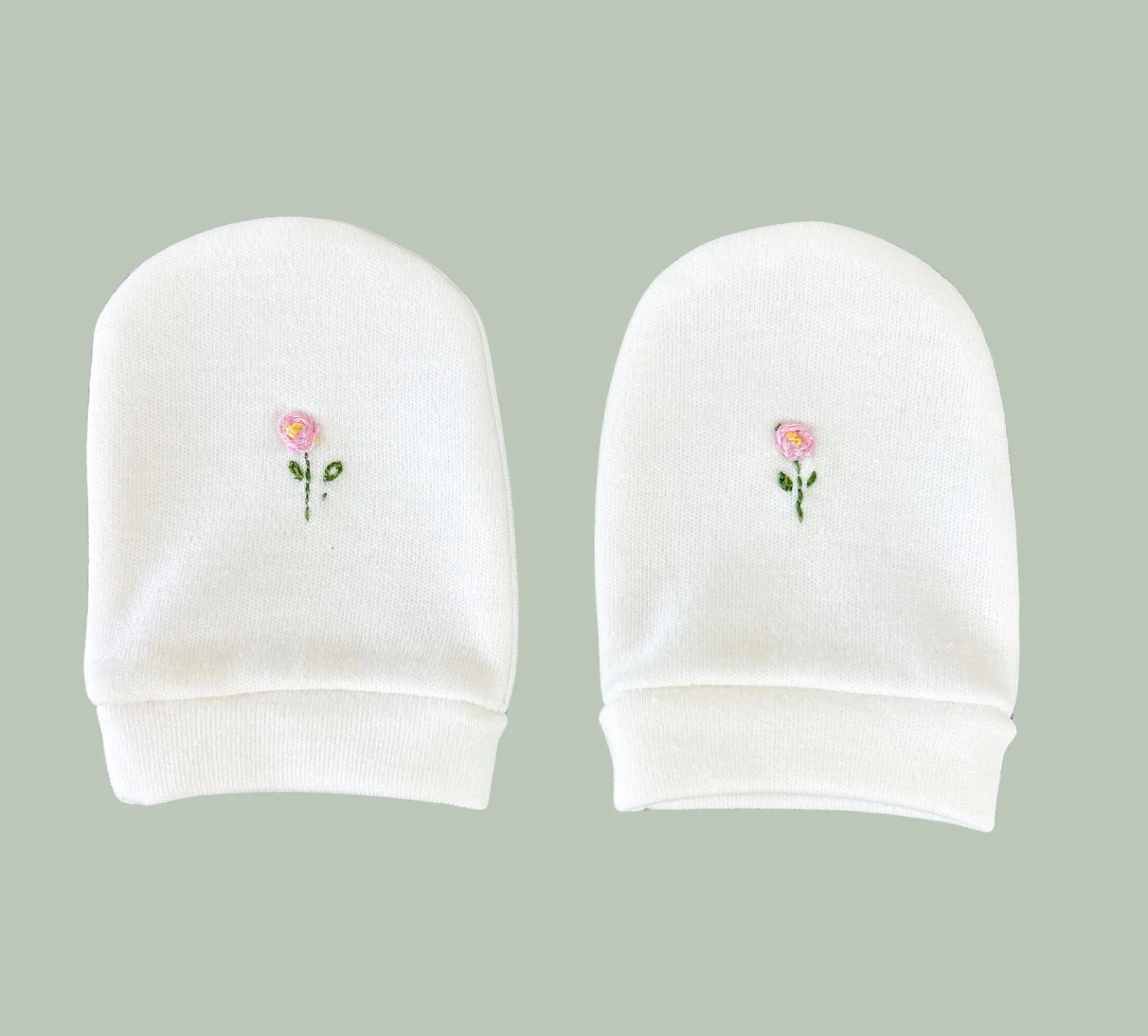 Kit Gorro e Luva Personalizado em Algodão Menina - Imagem 10