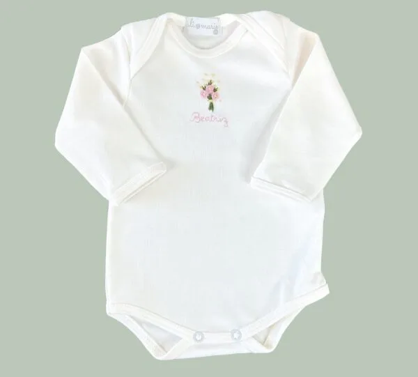Kit Maternidade em Algodão Egípcio Personalizado Menina - 5 peças - Imagem 10