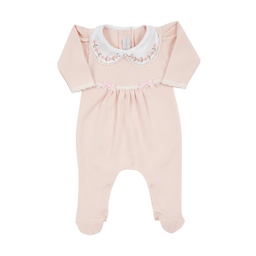 Macacão Alice rosa bebê