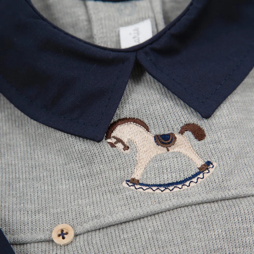 Macacão Cavalinho cinza - Imagem 2