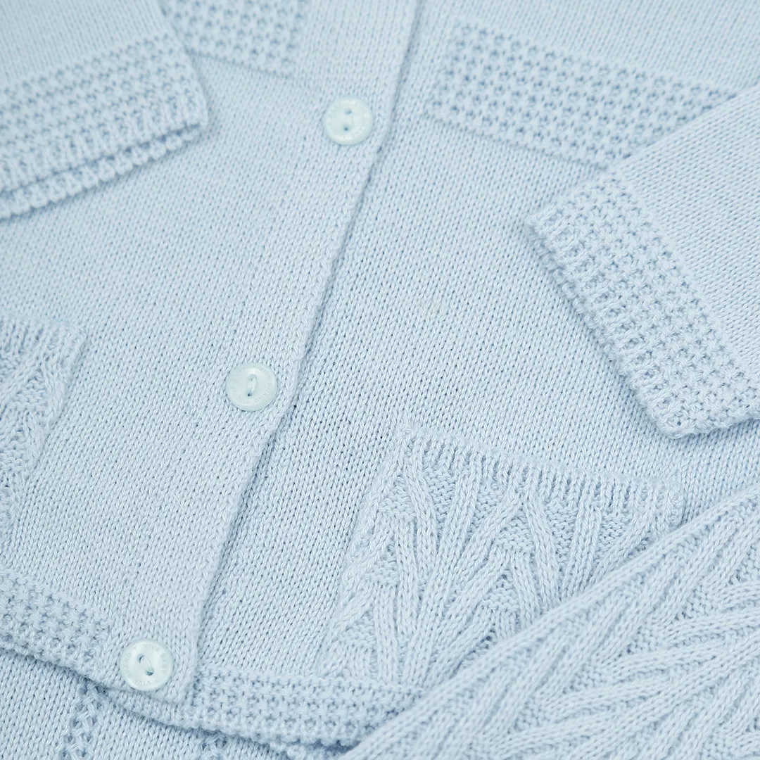 Saída Maternidade Tenista azul bebê - 4 peças - Imagem 13