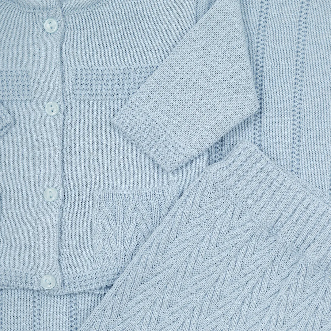 Saída Maternidade Tenista azul bebê - 4 peças - Imagem 15