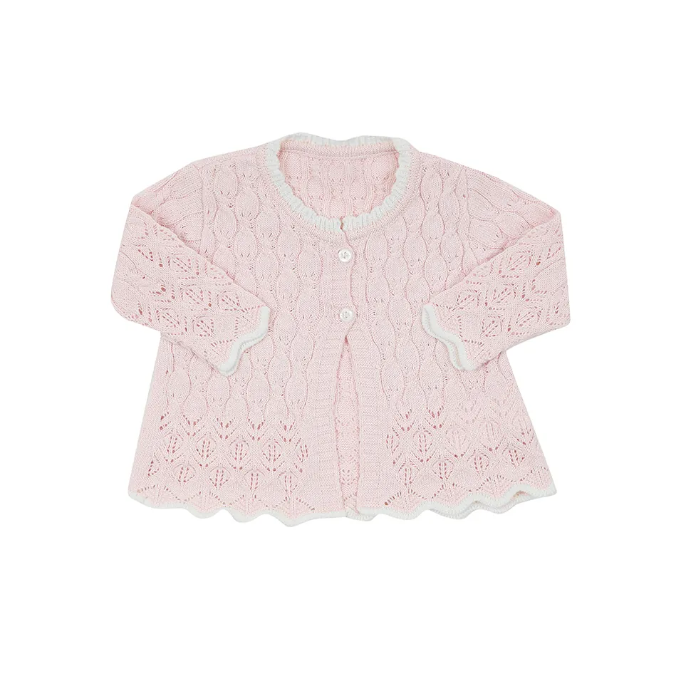 Saída Maternidade Julieta rosa bebê - 4 peças - Imagem 4