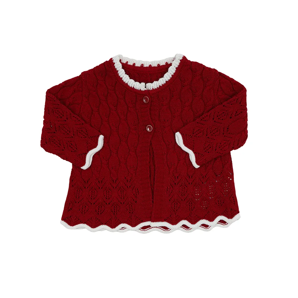 Saída Maternidade Julieta vermelha - 4 peças - Imagem 6