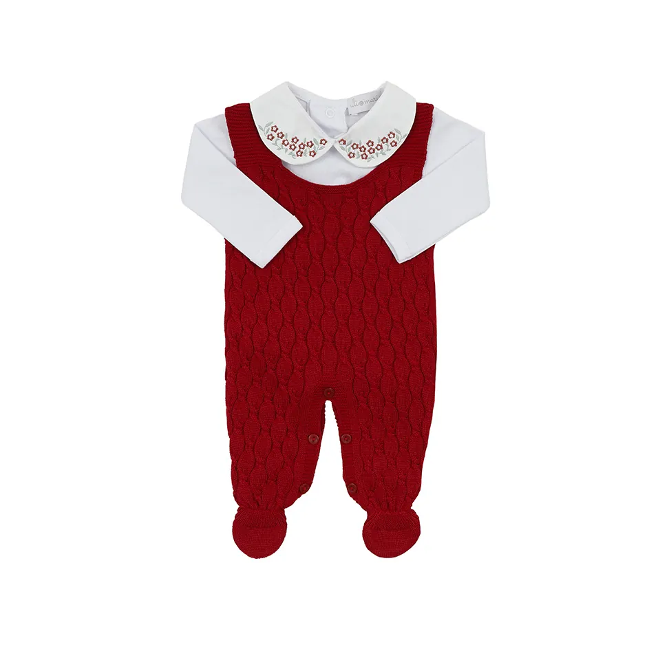 Saída Maternidade Julieta vermelha - 4 peças - Imagem 4