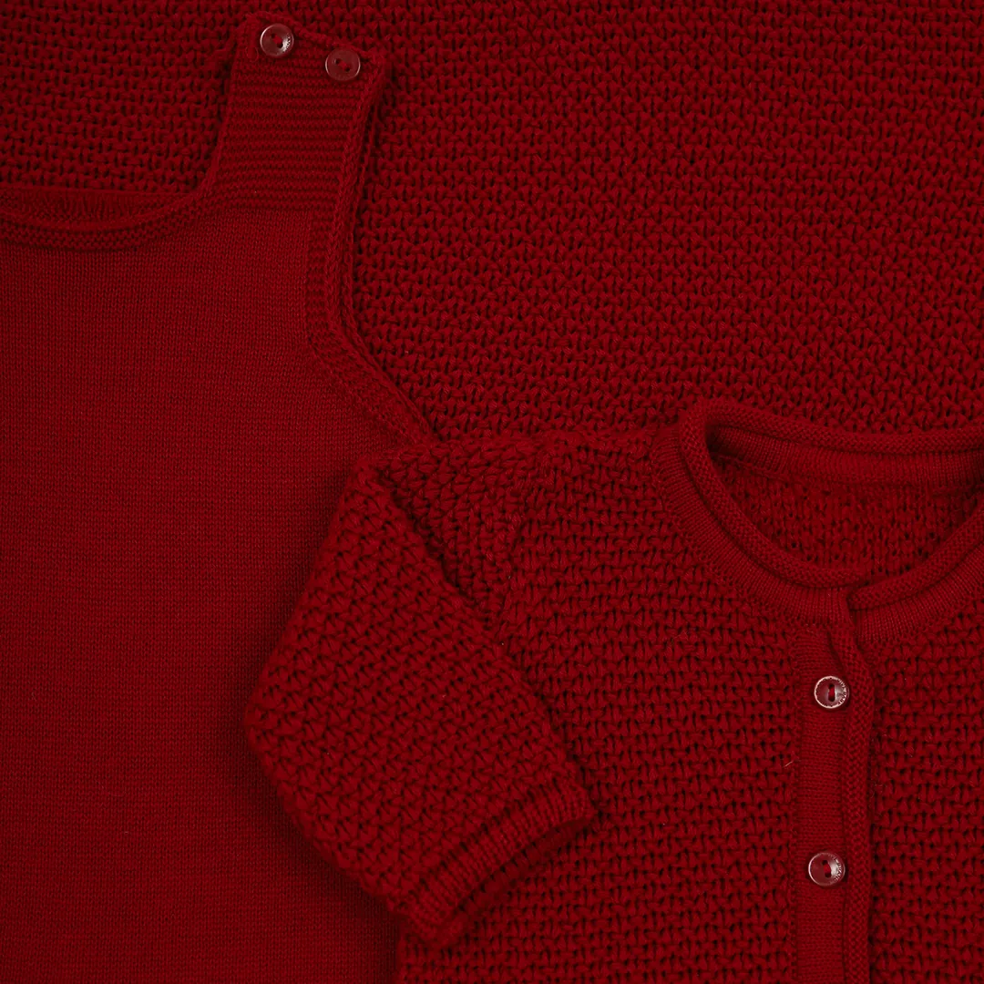 Saída Maternidade Pipoca vermelha - 3 peças - Imagem 5