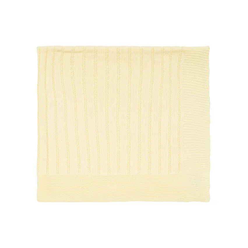 Saída Maternidade Bambu Amarelo bebê - 2 peças - Imagem 3