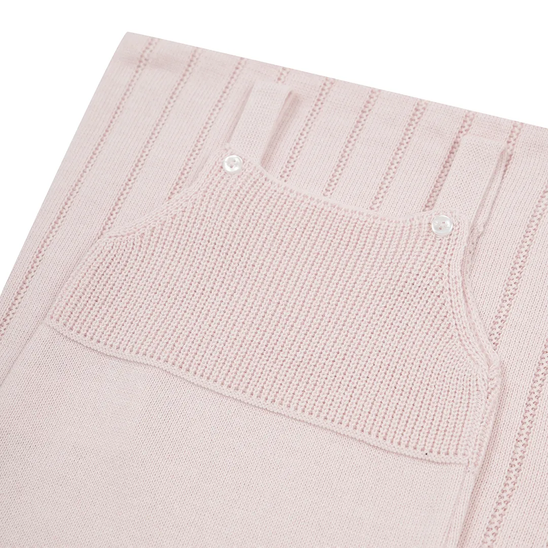 Jardineira Bambu Rosa bebê - 1 peça - Imagem 2