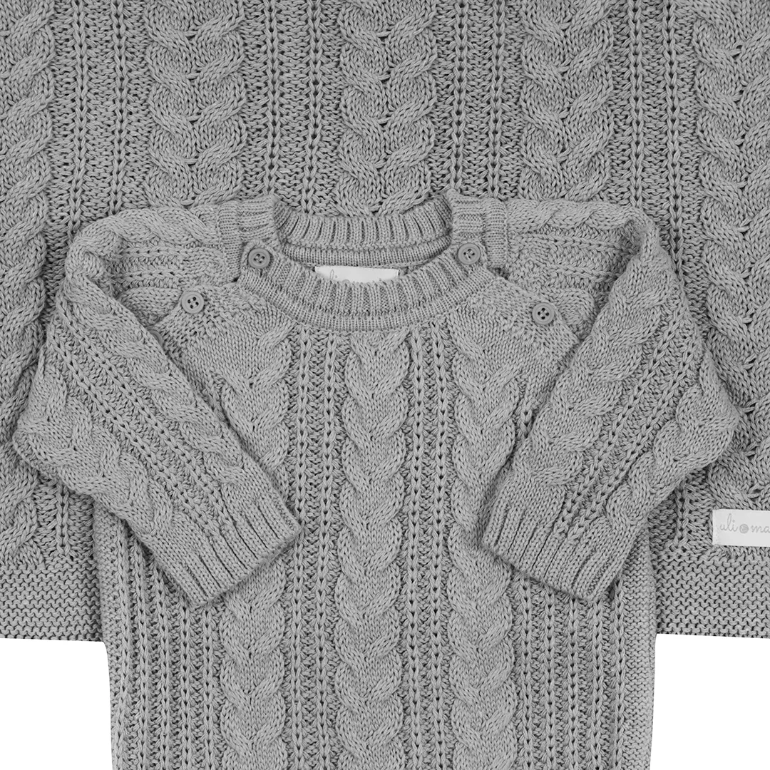 Saída Maternidade Sorrento Cinza - 2 peças - Imagem 2