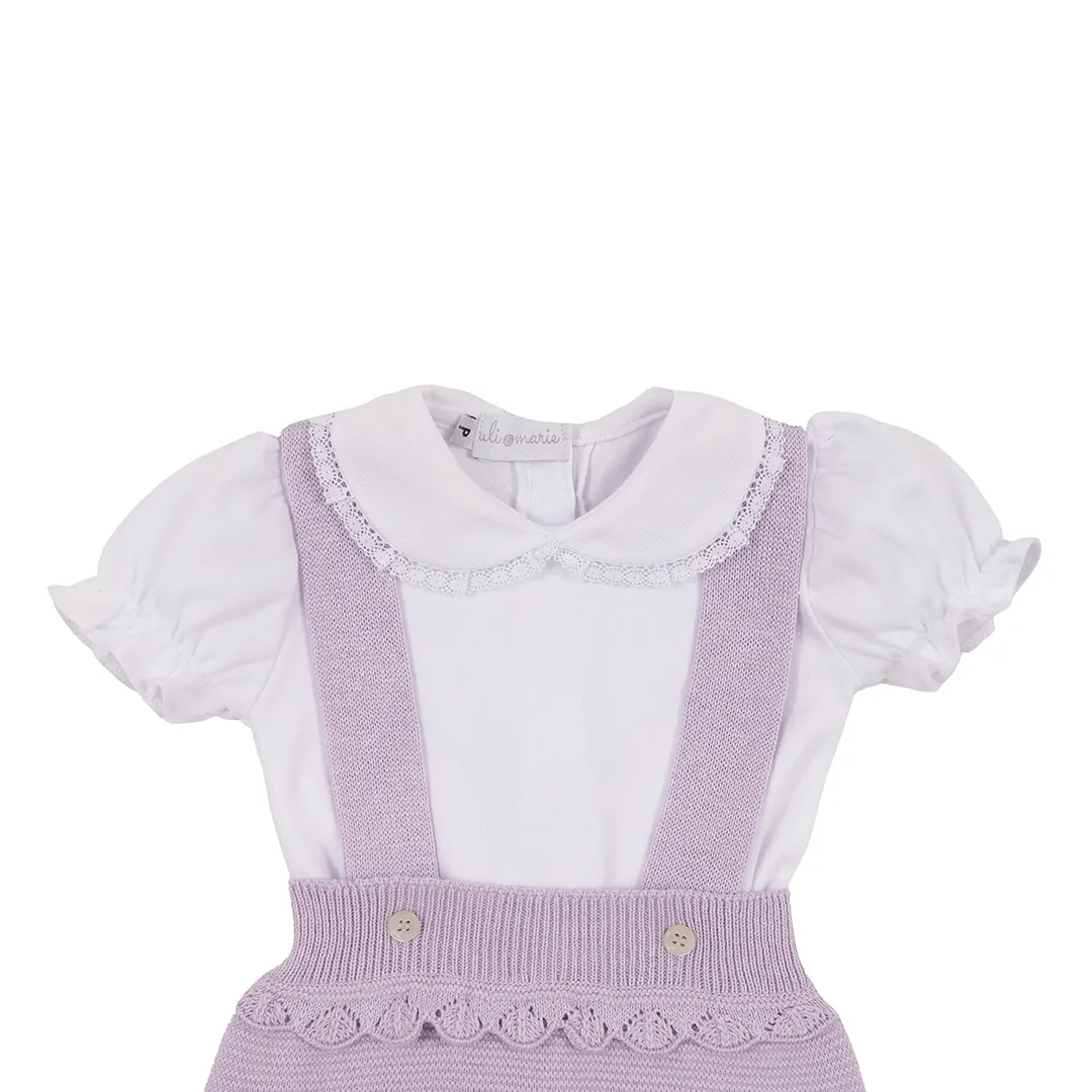 Romper Malu com Body lilás - 2 peças - Imagem 8