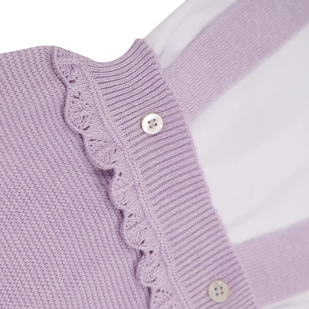 Romper Malu com Body lilás - 2 peças - Imagem 6