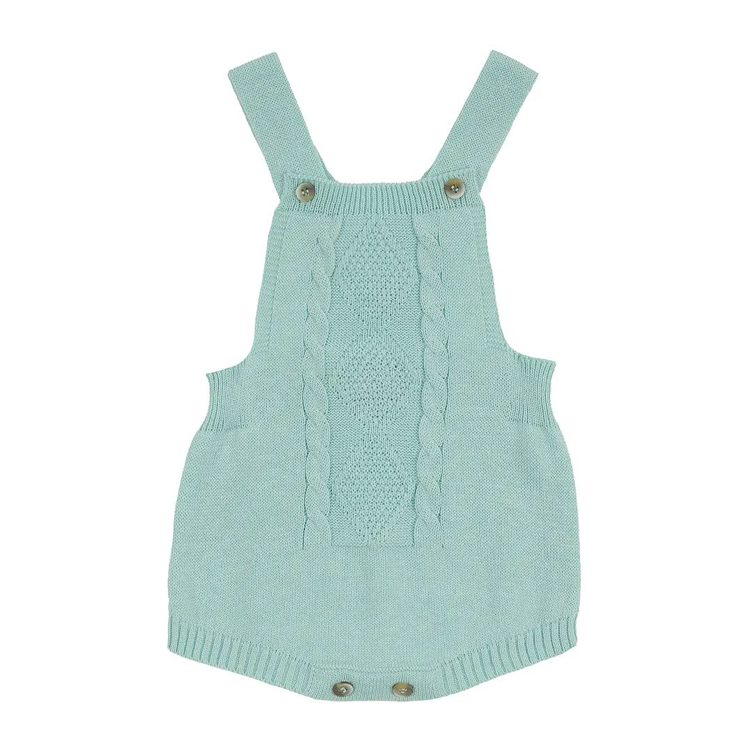 Romper Classic com Body verde água - 2 peças - Imagem 3