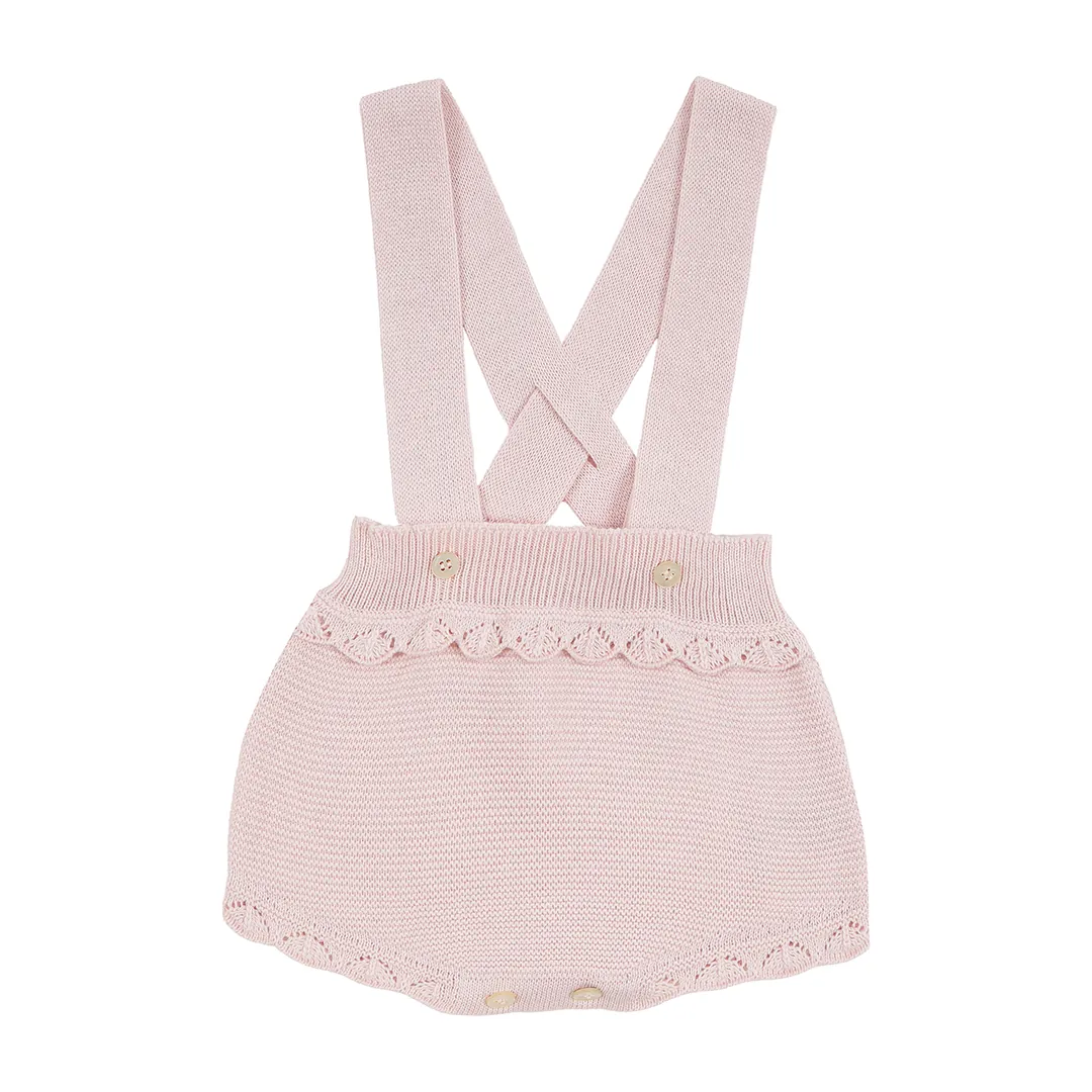 Romper Malu rosa bebê com Body personalizado - 2 peças - Imagem 7