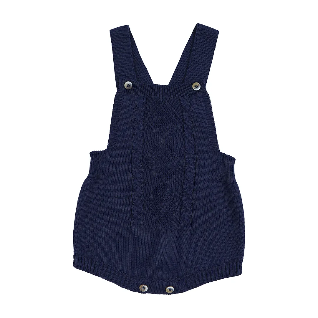 Romper Classic com Body azul marinho - 2 peças - Imagem 3