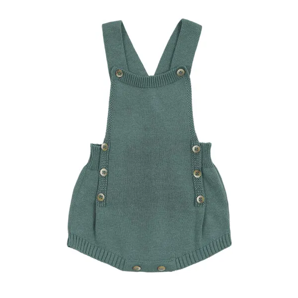 Romper Capri com Body Verde Relva - 2 peças - Imagem 2