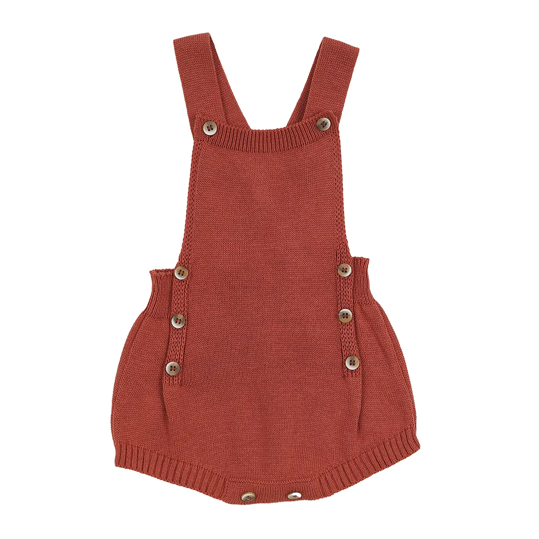 Romper Capri com Body terracota - 2 peças - Imagem 3