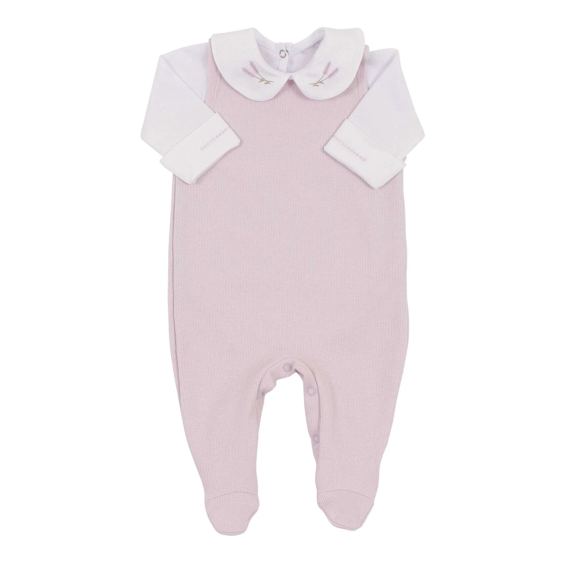 Jardineira e Body Lavanda - 2 peças