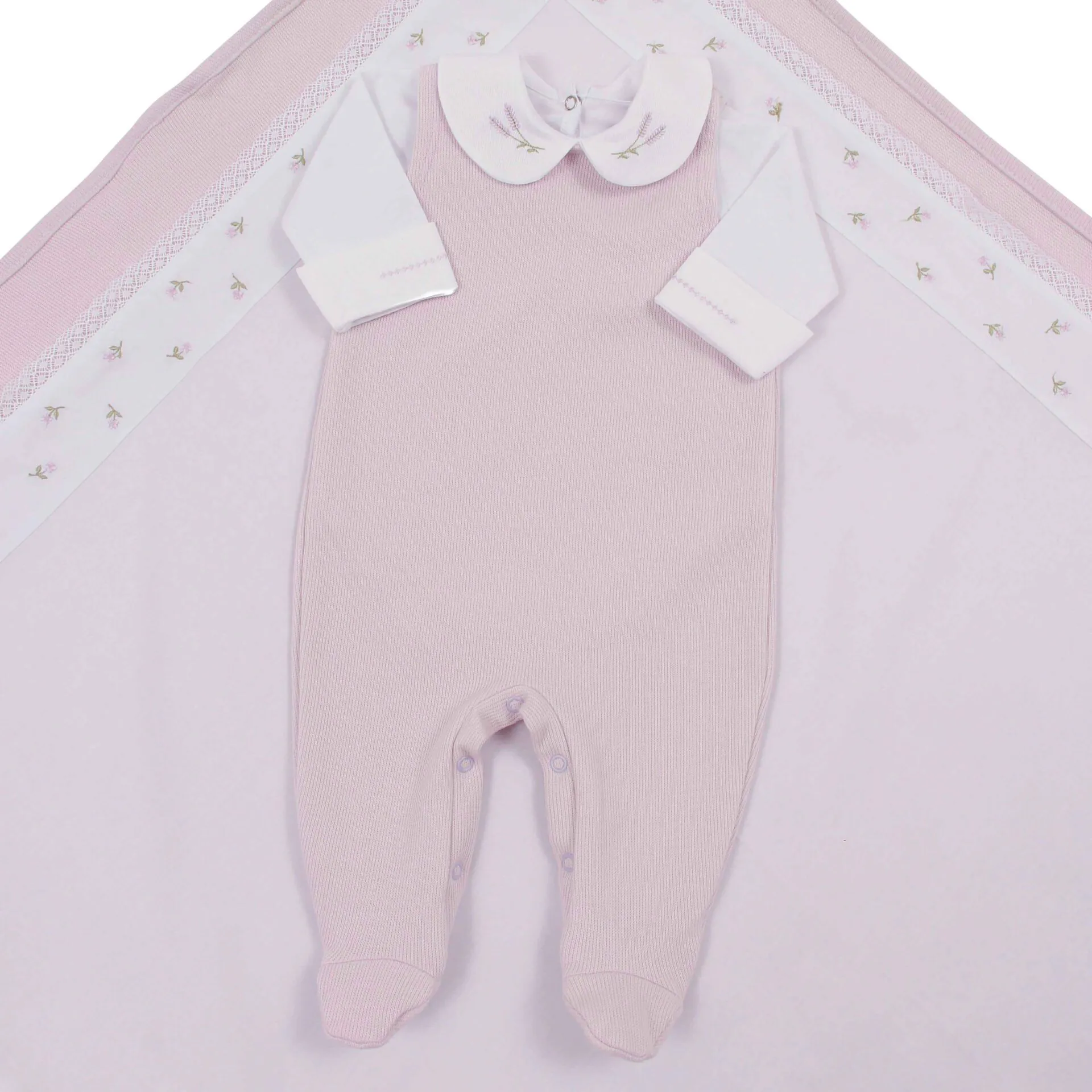 Saída Maternidade Lavanda - 6 peças - Imagem 3