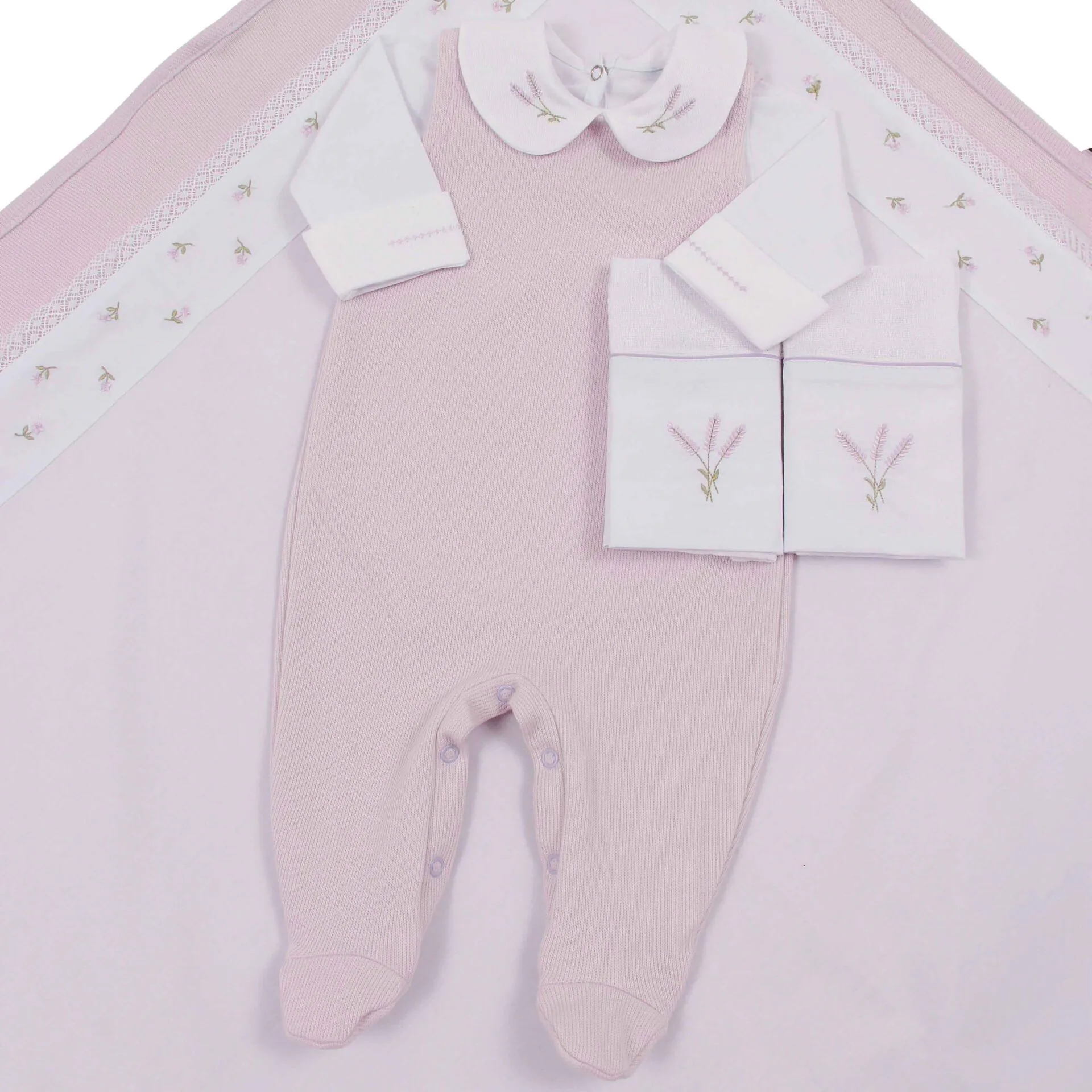 Saída Maternidade Lavanda - 6 peças - Imagem 11