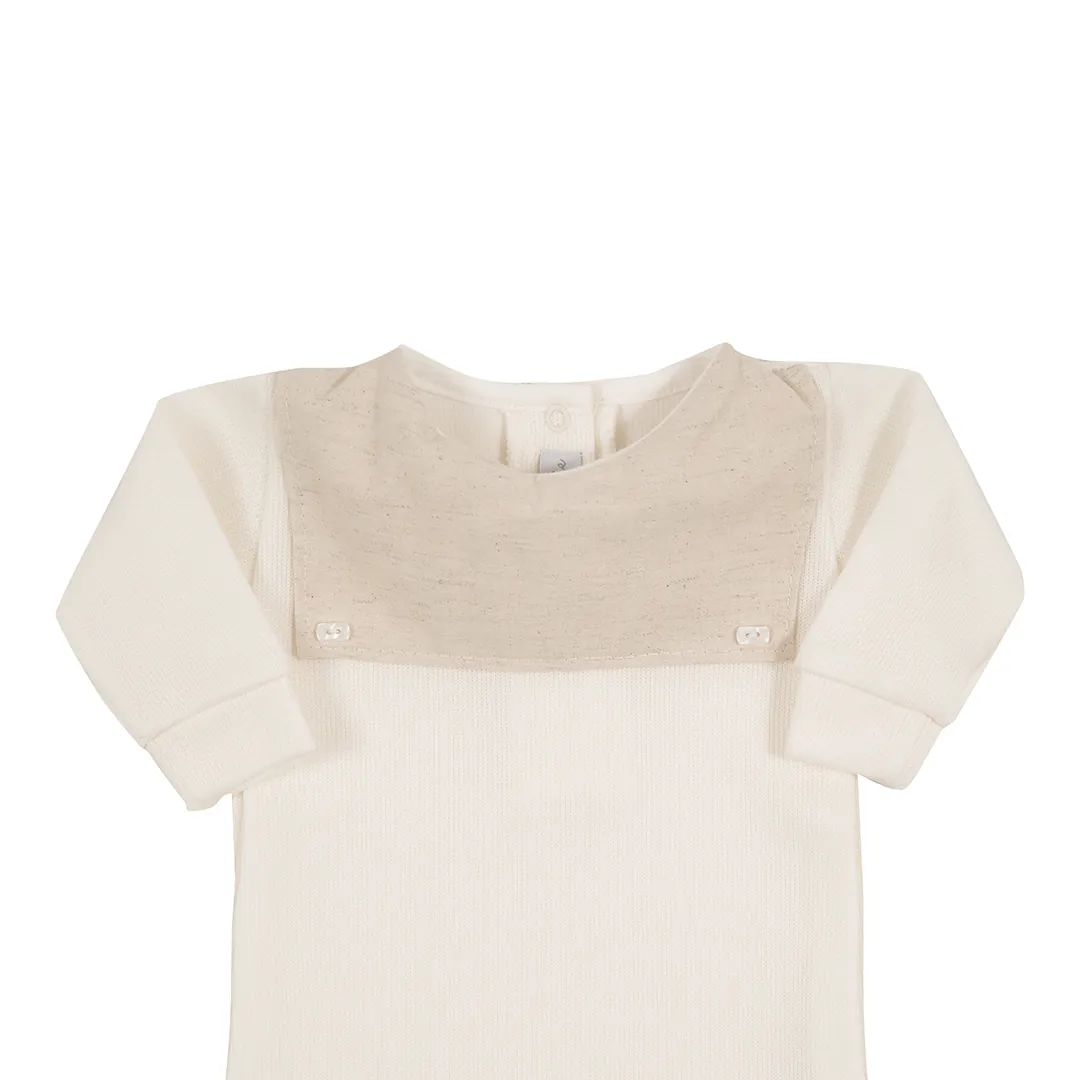 Saída Maternidade Luiz com pala em linho - Imagem 8