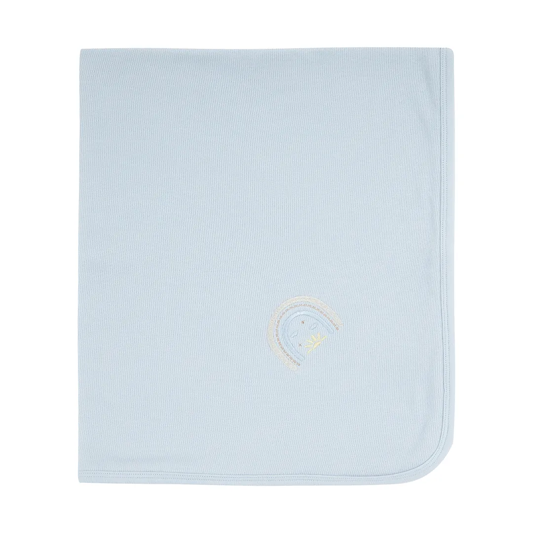 Saída Maternidade Rainbow azul bebê - Imagem 4