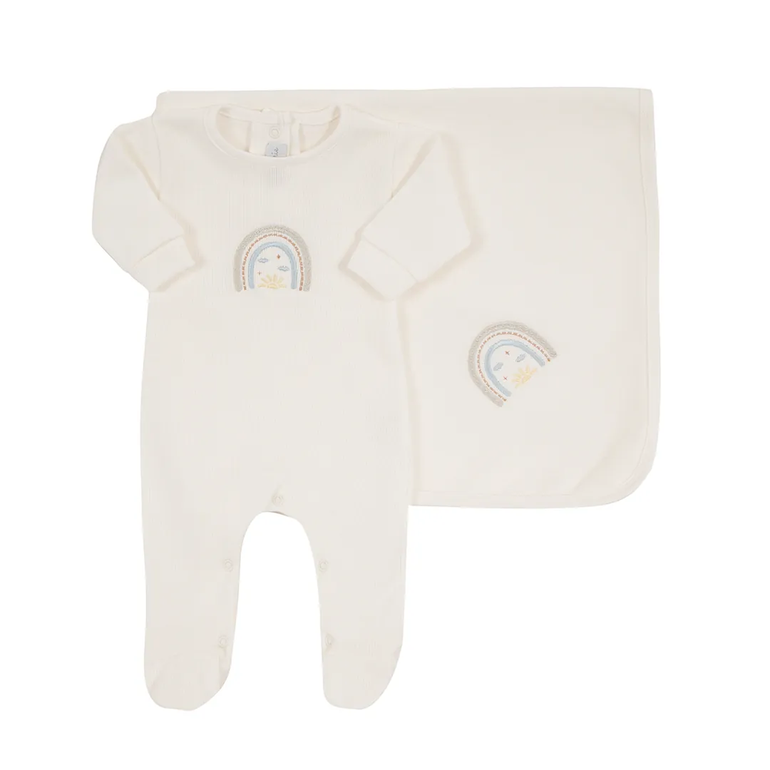 Saída Maternidade Rainbow off-white - Imagem 2