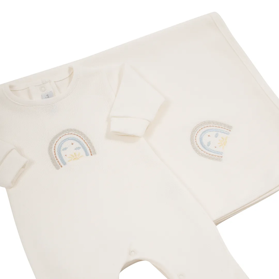 Saída Maternidade Rainbow off-white - Imagem 5