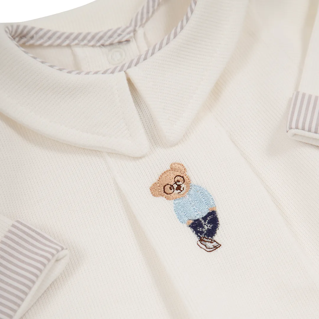 Saída Maternidade Bernardo Off-white - Imagem 5