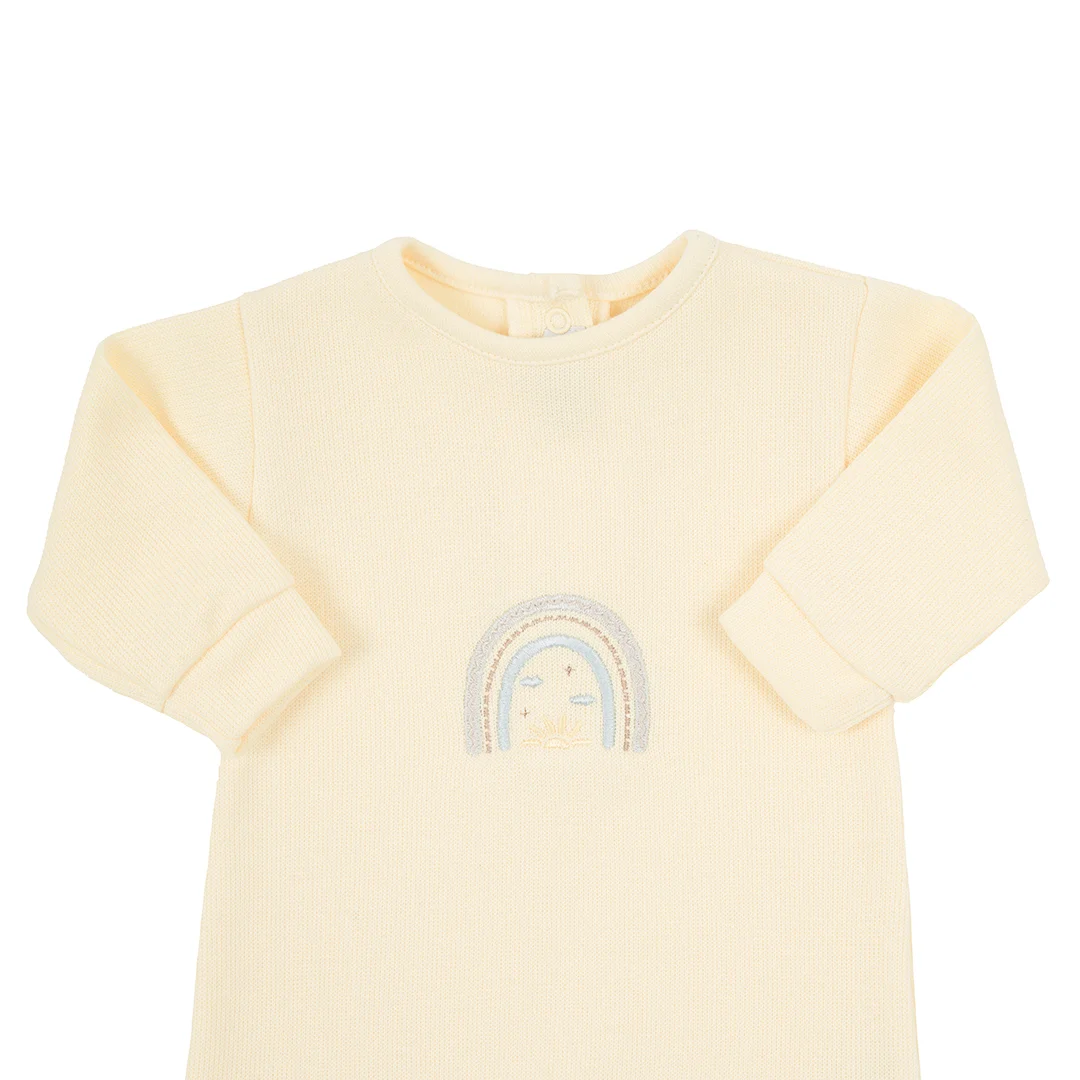 Macacão Rainbow amarelo bebê - Imagem 2