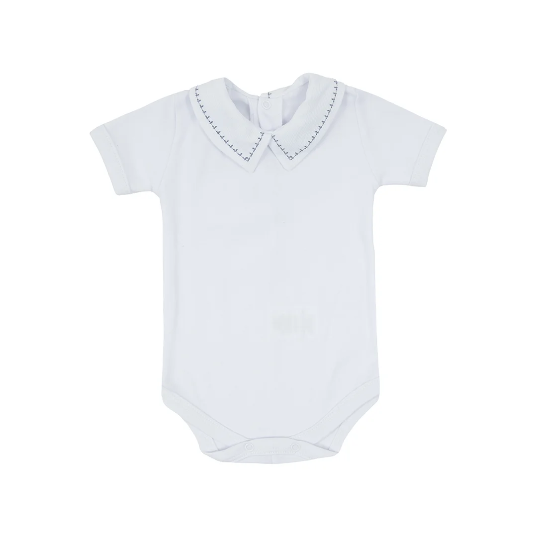 Romper Bento com Body azul jeans - 2 peças - Imagem 4