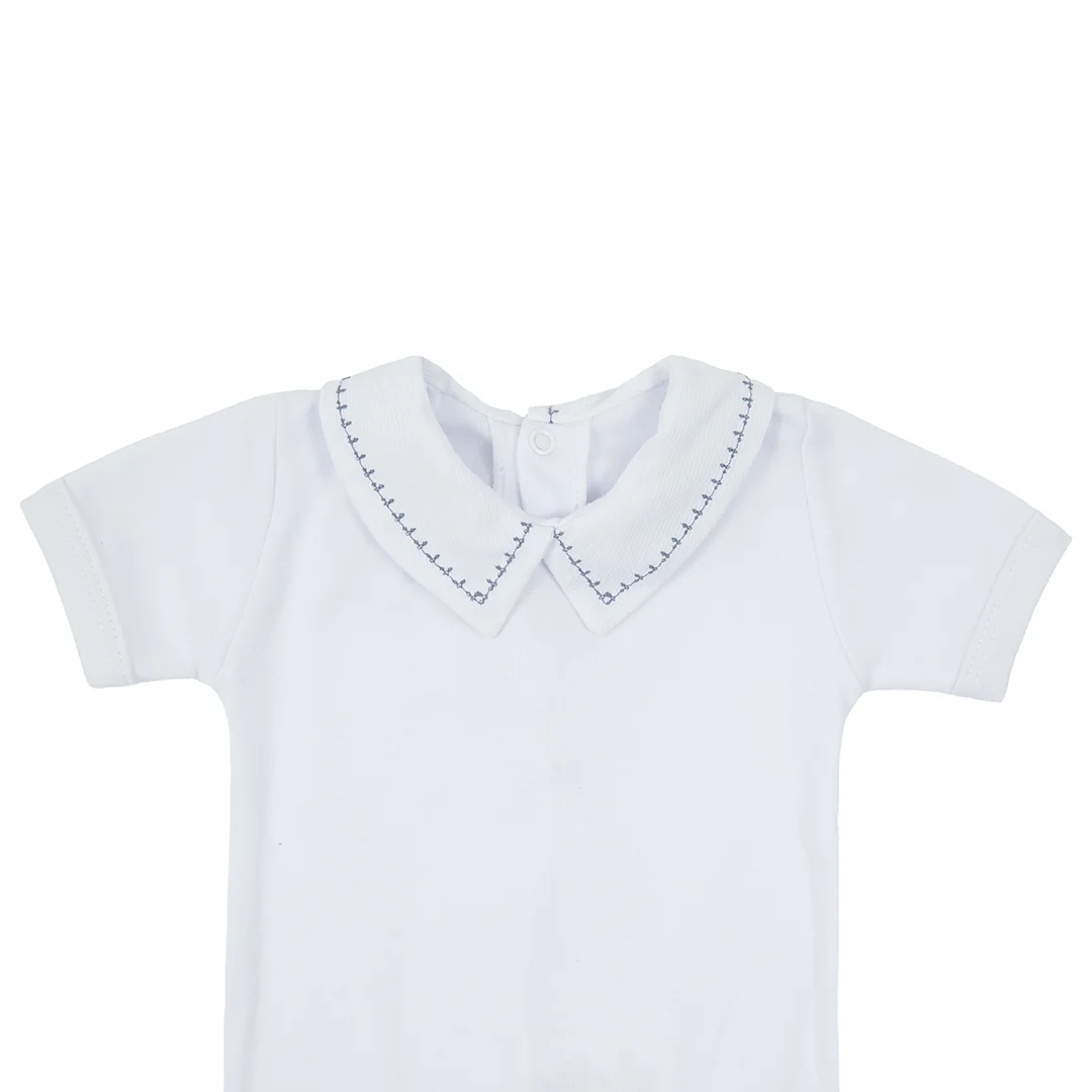 Romper Bento com Body azul jeans - 2 peças - Imagem 6