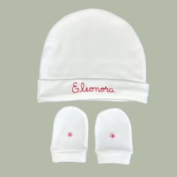 kit-gorro-luva-algodao-personalizado-bebe