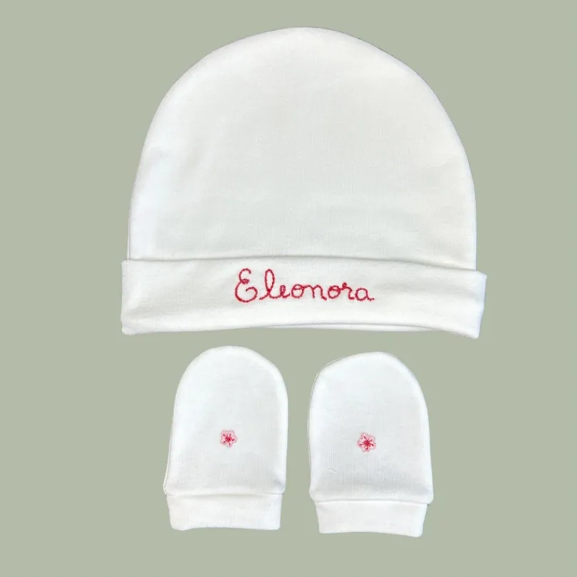 kit-gorro-luva-algodao-personalizado-bebe