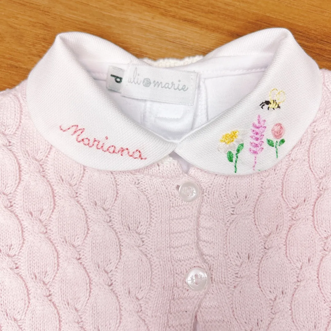 body personalizado-tres-flores-bebe