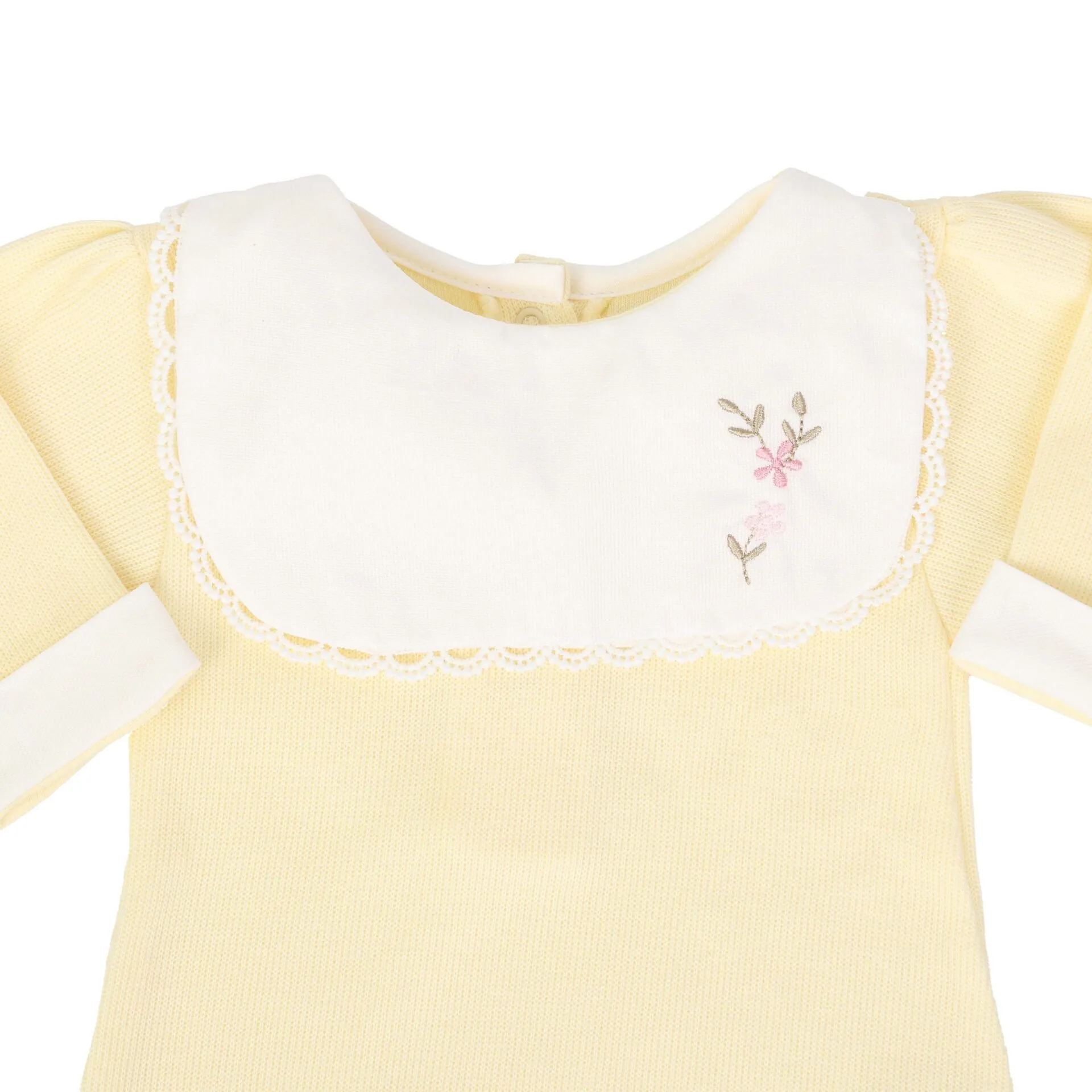 macacão carol amarelo bebê 3