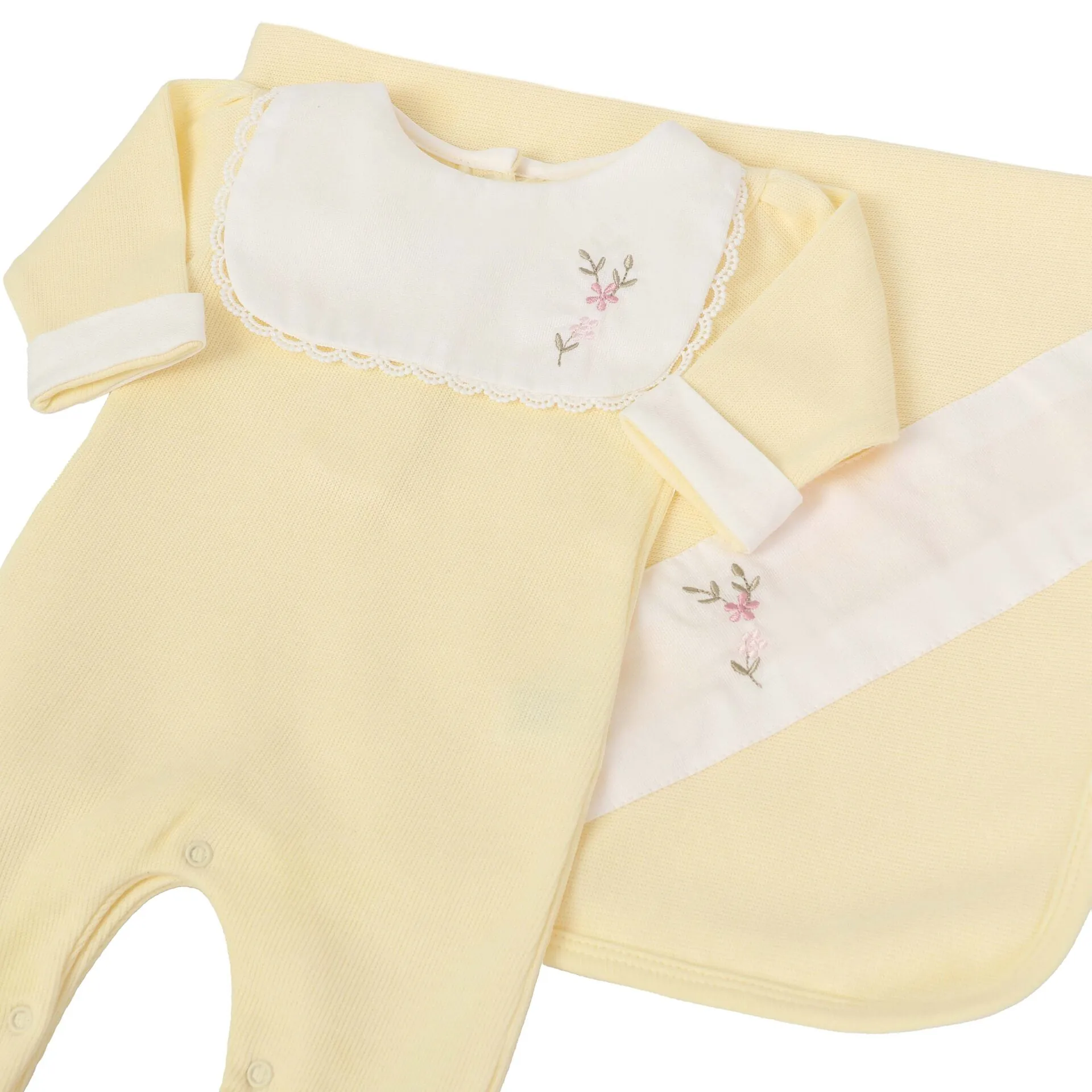 saída maternidade carol amarelo bebê 1