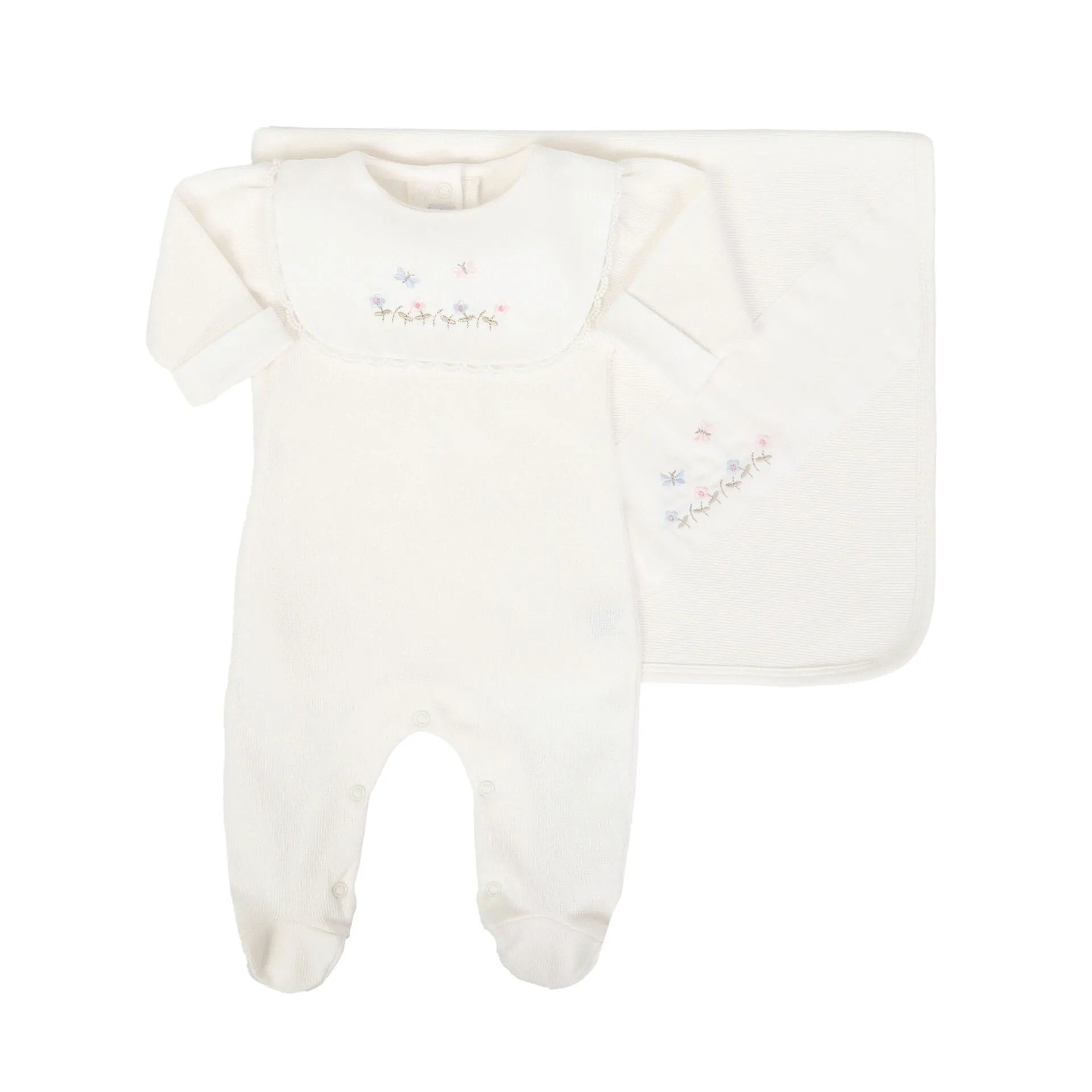 saída maternidade jardim off-white em algodão 2