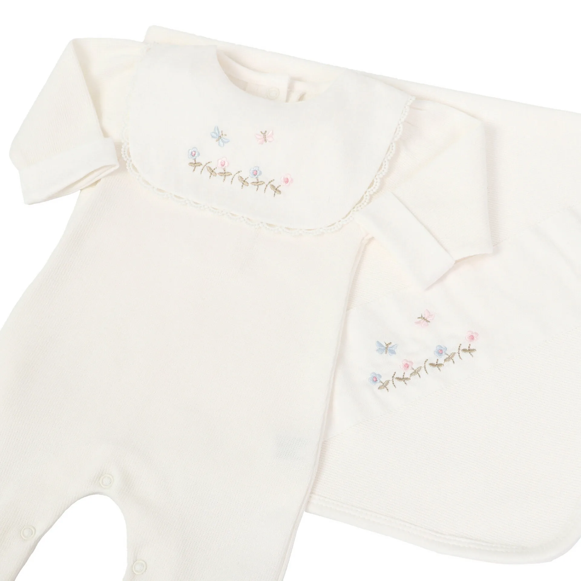 saída maternidade jardim off-white em algodão 1