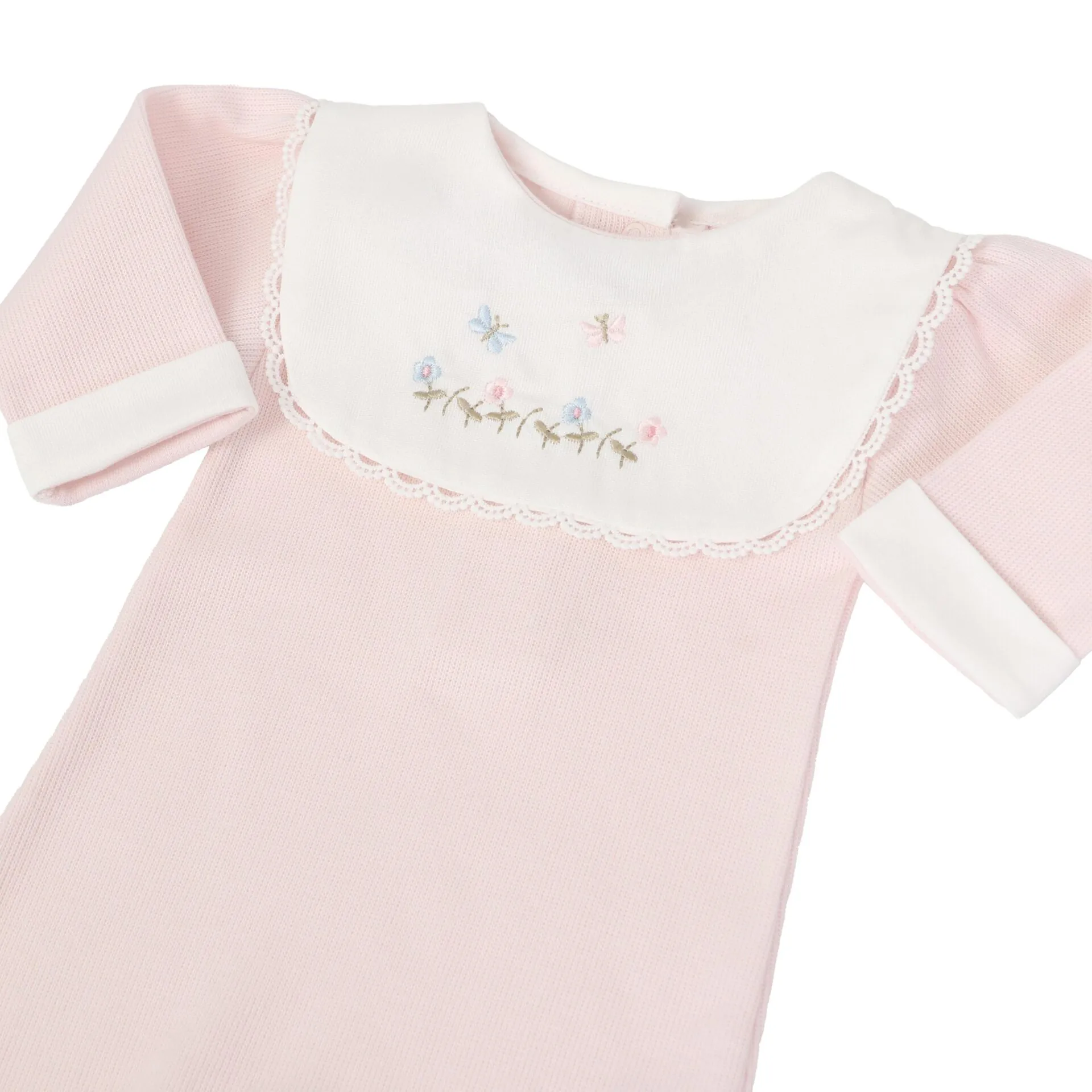 macacão jardim rosa bebê 1