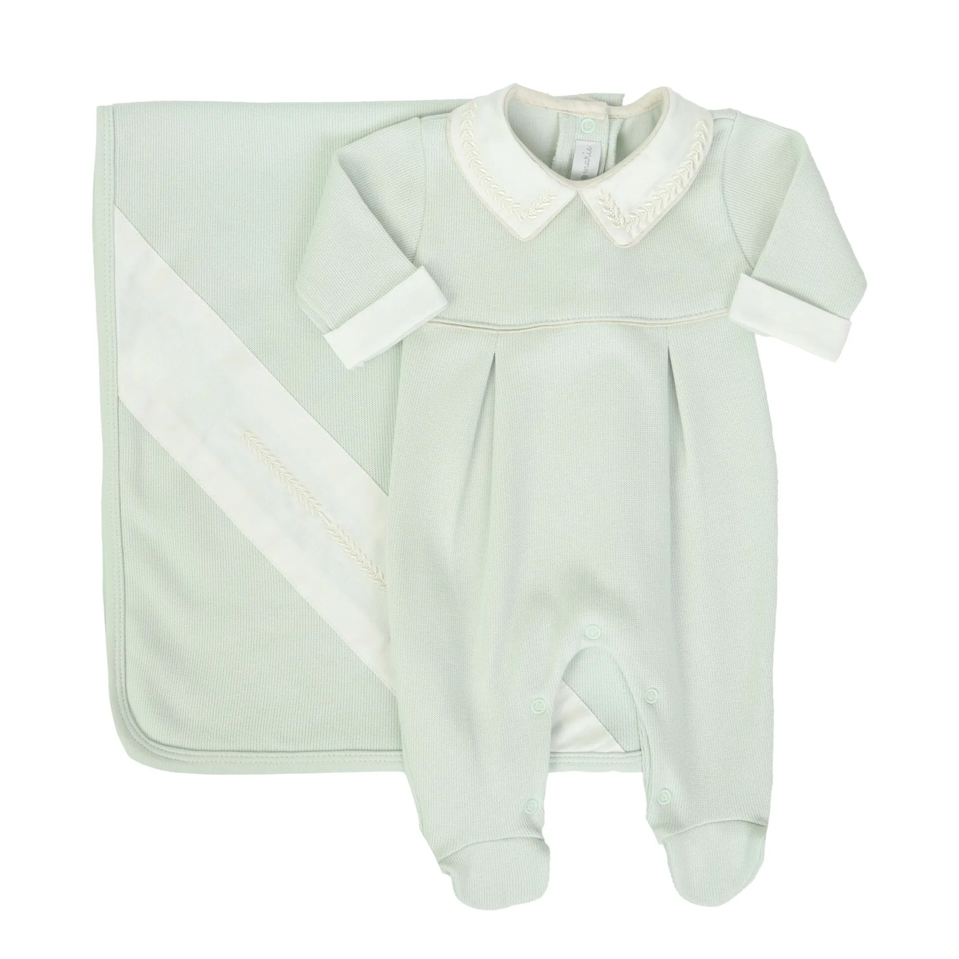 saída maternidade clássica verde malva 2