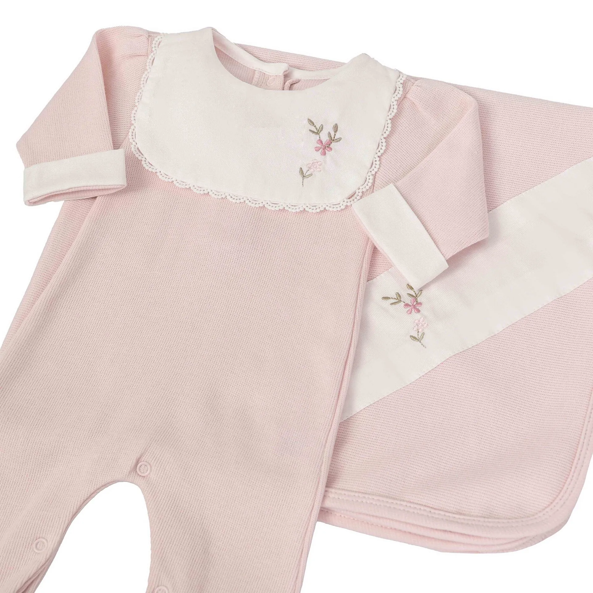 saída maternidade carol rosa bebê