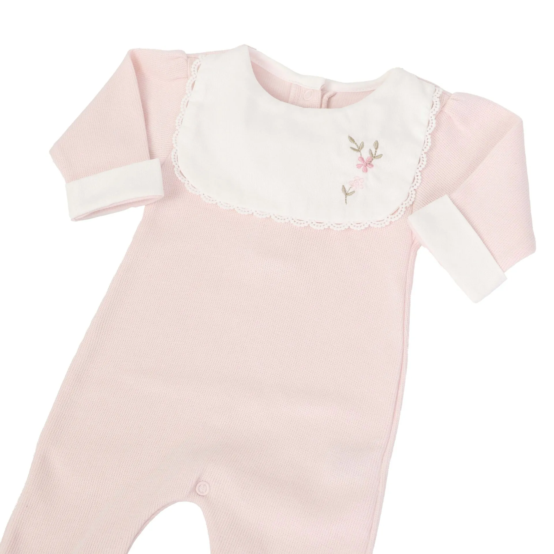 macacão carol rosa bebê