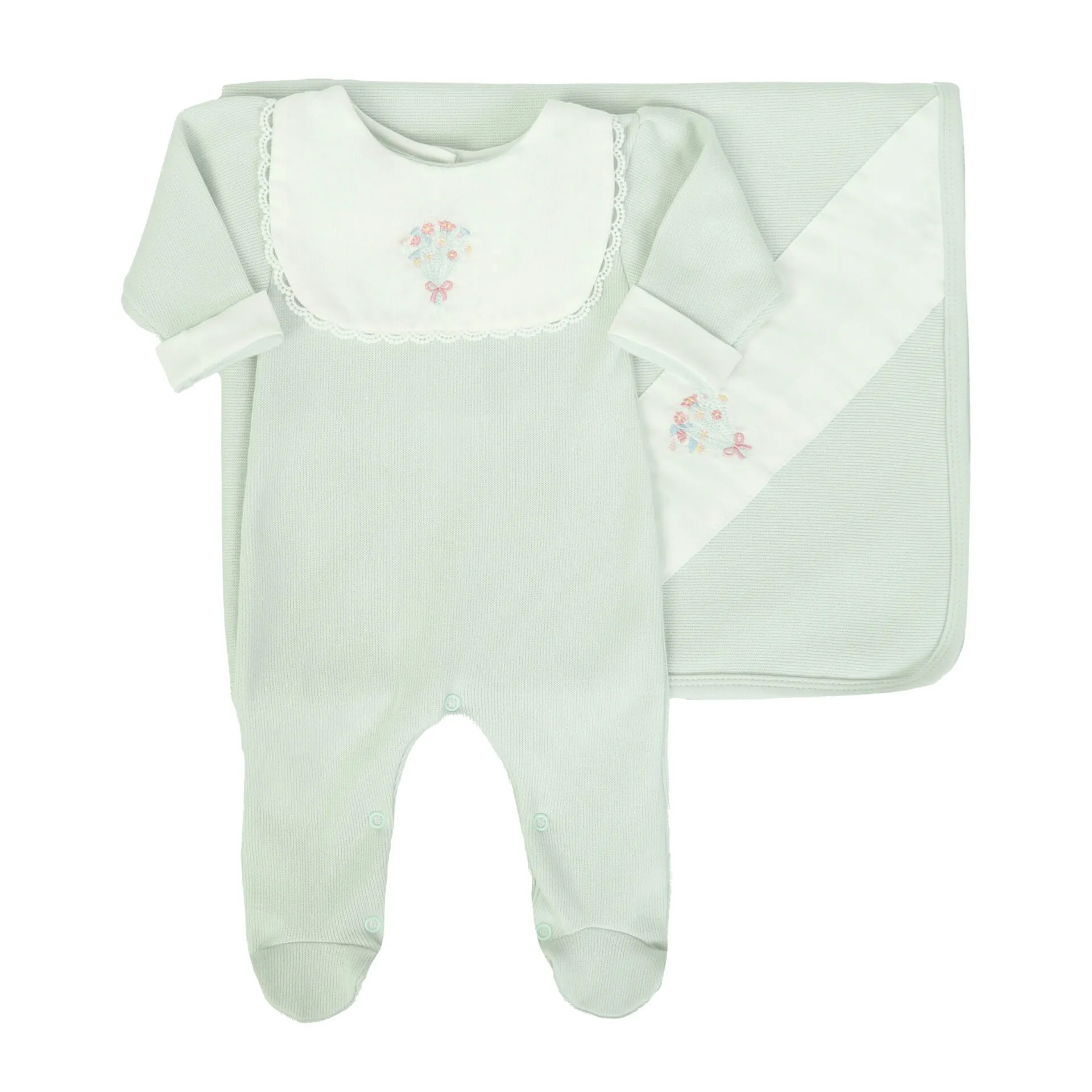 saída maternidade doce primavera verde malva 9