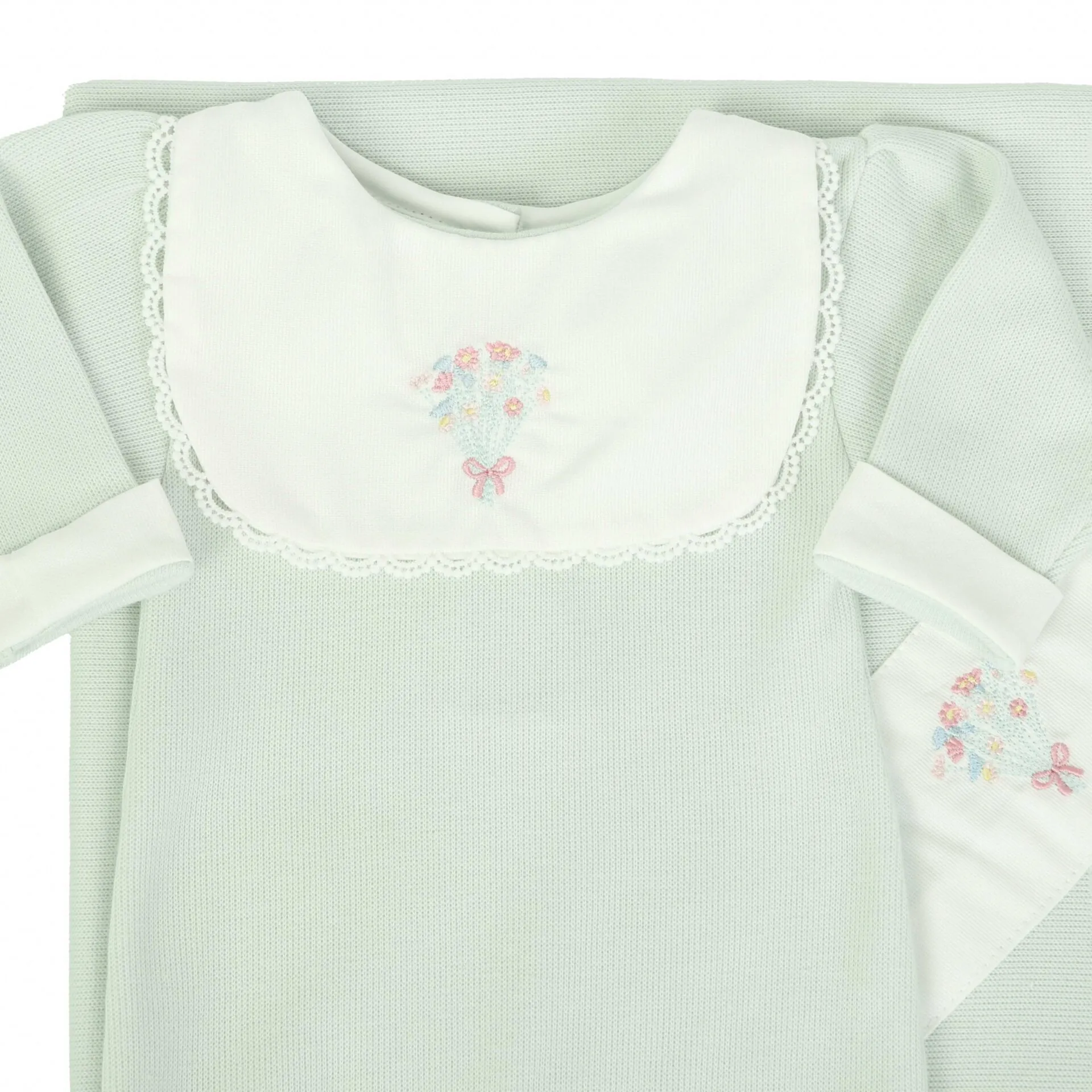 saída maternidade doce primavera verde malva 7